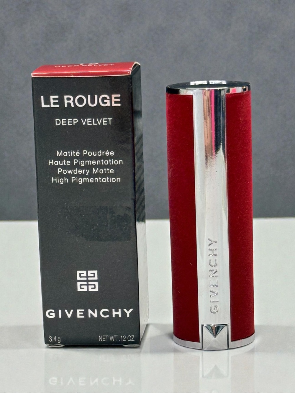 Givenchy Le Rouge Deep Velvet Matte Lipstick #19 Rouge Santal Rare Velvet Case - Picture 3 of 6